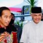 Presiden Jokowi terlihat bahagia usai Ganjar Pranowo dicapreskan oleh Ketua Umum PDIP Megawati Soekarnoputri. (Foto Instagram.com/@_yusufmuhammad_)
