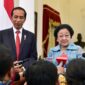 Ketua Umum PDIP Megawati Soekarnoputri dengan Presiden Jokowi. (Dok. Setkab.go.id) 
