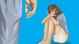 Ilustrasi kekerasan dalam rumah tangga (KDRT). (Dok. Hellodepok.com/M. Rifai Azhari)
