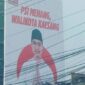 Baliho dukungan Partai Solidaritas Indonesia (PSI) untuk Kaesang Pangarep di Kota Depok. (Foto Instagram.com/@ferrybergerak98)