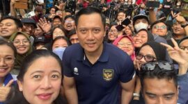 Ketua DPP PDI Perjuangan Puan Maharani bersama Ketua Umum Partai Demokrat Agus Harimurti Yudhoyono (AHY). (Instagram.com/@puanmaharaniri)