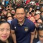 Ketua DPP PDI Perjuangan Puan Maharani bersama Ketua Umum Partai Demokrat Agus Harimurti Yudhoyono (AHY). (Instagram.com/@puanmaharaniri)