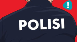 Ilustrasi Anggota Polisi. (Dok. Hellodepok.com/M. Rifai Azhari)
