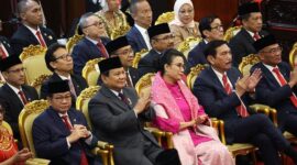 Menteri Pertahanan RI Prabowo Subianto hadir dalam Sidang Tahunan MPR RI. (Instagram.com/@prabowo)
