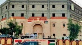 Rumah Sakit Indonesia di Gaza. (Dok. Humas.polri.go.id)