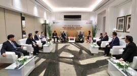 Menteri Pertahanan Prabowo Subianto di acara Kadin-Zhejiang Welcoming Gala Dinner yang digelar di Jakarta. (Dok Tim Media Prabowo Subianto)
