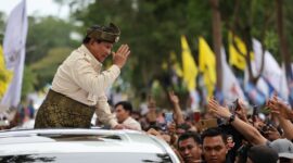 Calon Presiden nomor urut 2, Prabowo Subianto berkampanye di Batam. (Dok. TKN Prabowo - Gibran)

