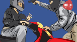 Ilustrasi Pencurian Sepeda Motor. Dok. Hello.id/Rifai Azhari)